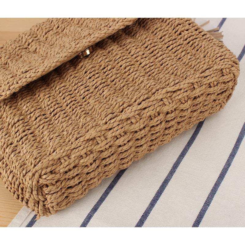 Bestseller Handwoven Crossbody Bag, Instagram Aesthetic Nature-Inspired Beach Tote, Minimalist Shoulder Purse for Vacation & Daily Boho Chic