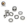 In-stock 6900 2RS Thin-walled Deep Groove Ball Bearing, 10x22x6, High-speed Motor Bearing with Blue Rubber Seal.