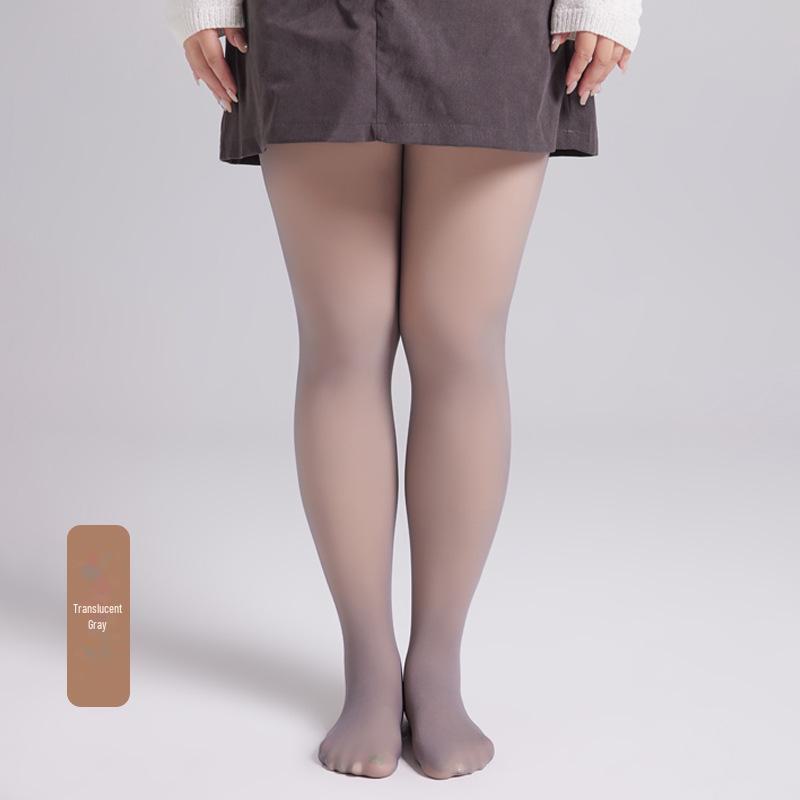 Černé průhledné legíny velké velikosti – nosnost 200 lb, Dámské punčochové kalhoty na jaro/podzim/zimu