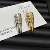 Artistic Irregular Texture Knuckle Ring Hip-Hop Style Niche Full Finger Rings For Men And Women