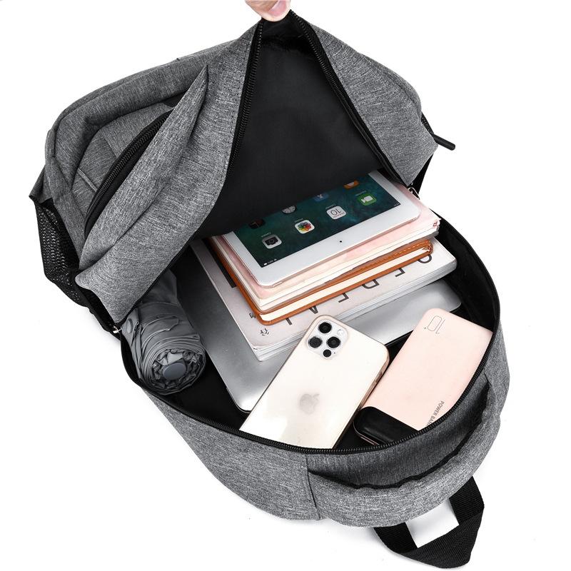 Backpack Men's Large Capacity Business Trip Computer Backpack Casual Simple Travel Bag Lightweight Student School Bag