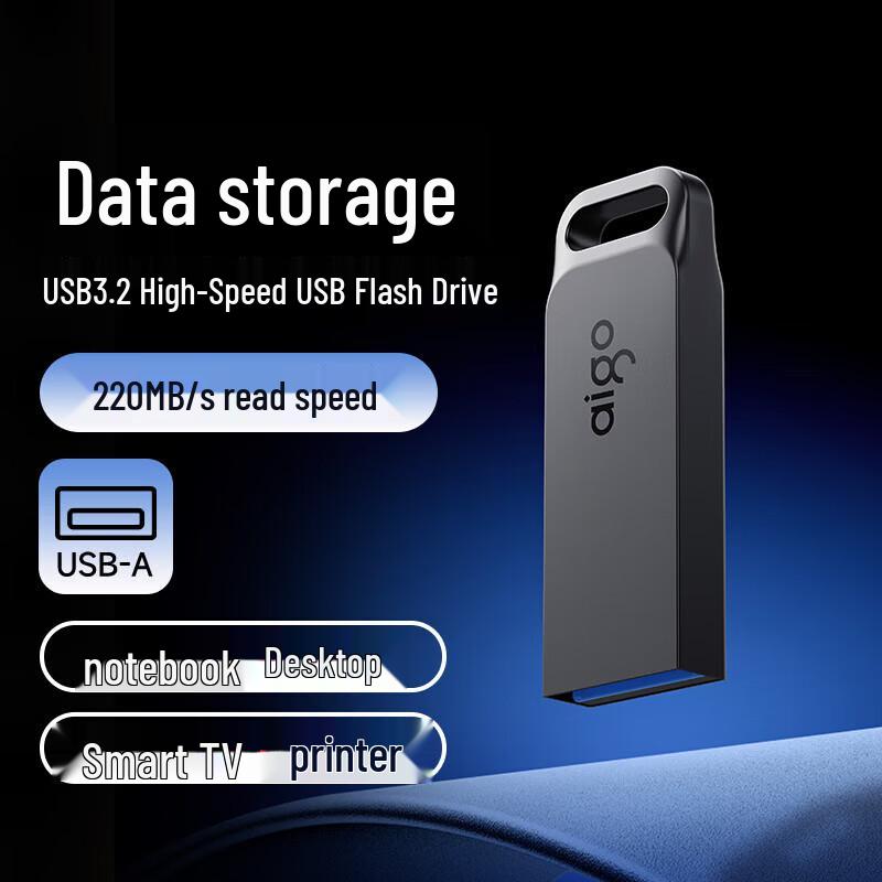 aigo G30 USB 3.2 High-Speed Mini Metal Flash Drive
