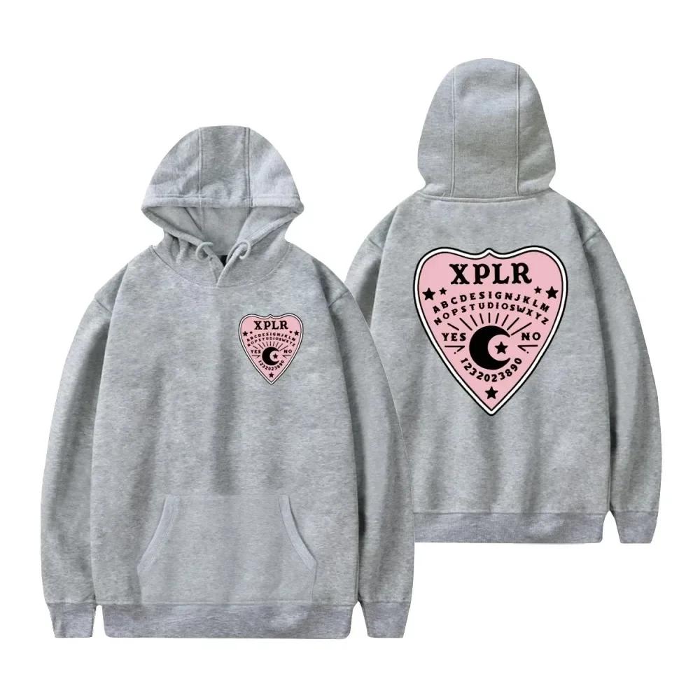 Sam and Colby XPLR Kapuzenpullover für Herren und Damen, langärmelig, lässiger Hoodie, warme Straßenkleidung, Winteroberteil
