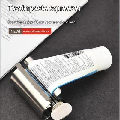 Stainless Steel Rotate Wringer Roller Dispenser For Ointments Cosmetics Toothpaste Bathroom Accessories