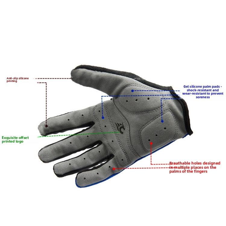 Cycling gloves breathable full finger gloves