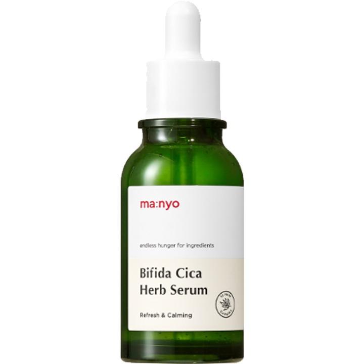 ma:nyo Bifida Cica Herb Serum 50ml Pore Refining & Skin Balancing Calming Facial Essence