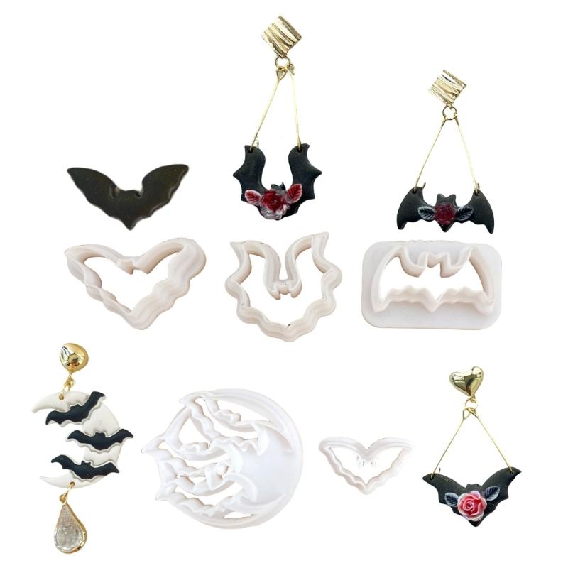 Earring Molds Jewelry Moulds for Earrings Pendant Keychain Jewelry Making Hand Crafting Clay Cutter Molds for Beginner 1