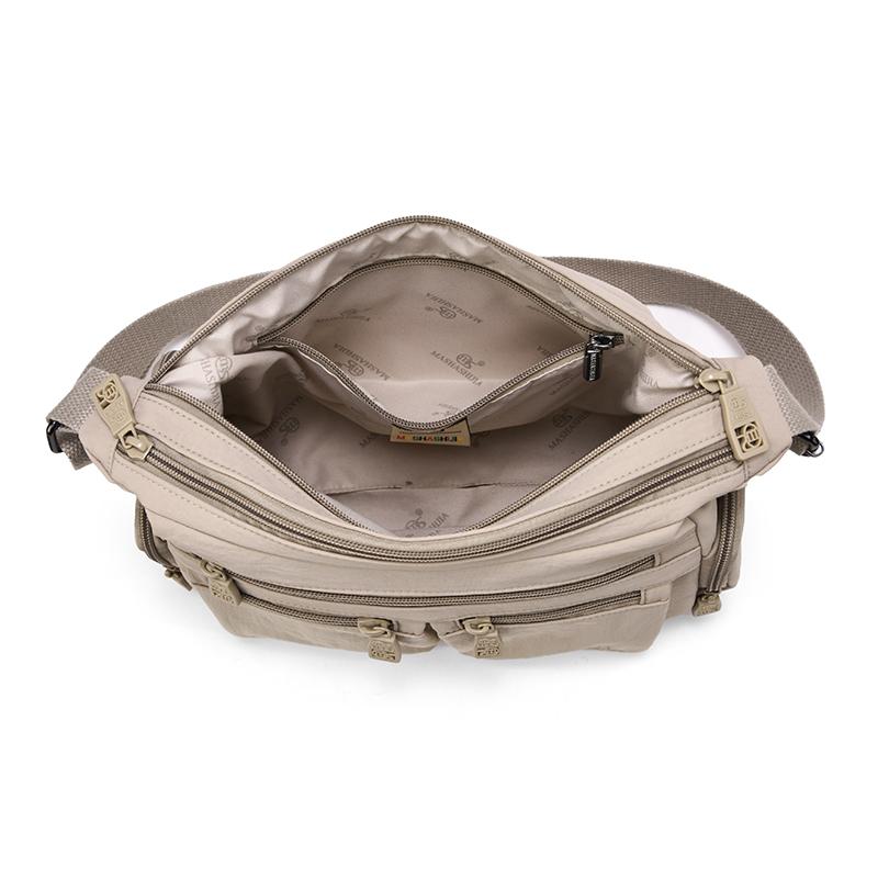 Fashionable Multi Pocket Crossbody Bag with Adjustable Strap and Spacious Design for Daily Use