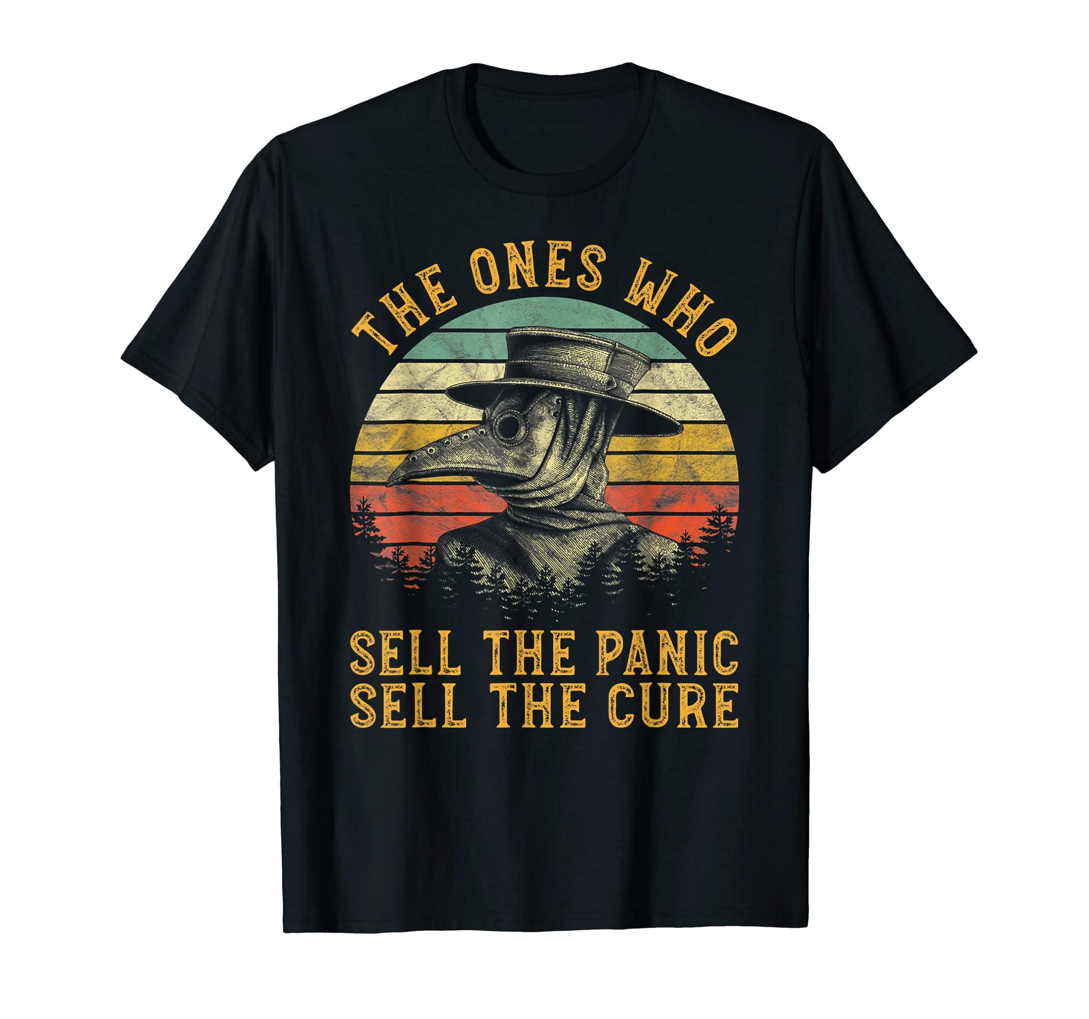 The One Who So Cell Cure Vintage Plague Doctor T-Shirt