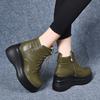 Fashion GKTINOO Shoes Women Boots Genuine Leather 2025 New Autumn Winter Zip Round Toe Retro Handmade Leisure Ankle Boots Size 33-40