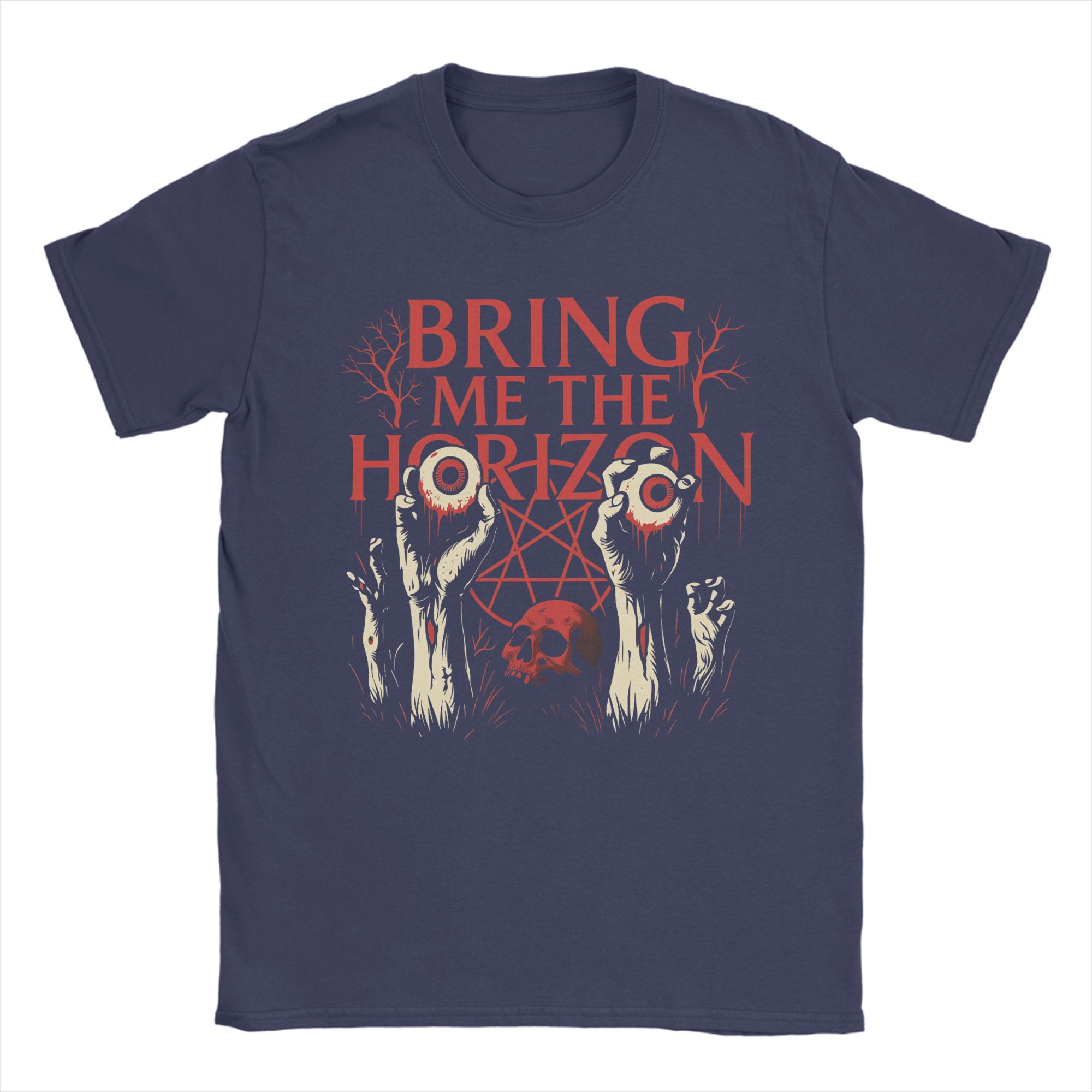 

BMTH Bring Me The Horizon Metalcore T-Shirt Men women Fashion Cotton Tee Shirt O Neck Short Sleeve T Shirts Clothing 3XL