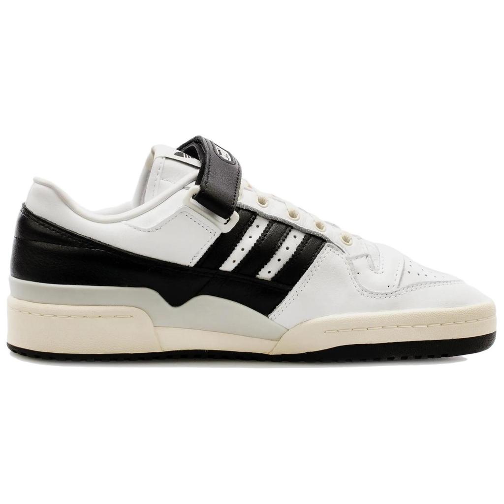 Shoe Palace x Adidas Originals FORUM Low Leather Low top Skateboard Shoes Unisex White Black GV9024