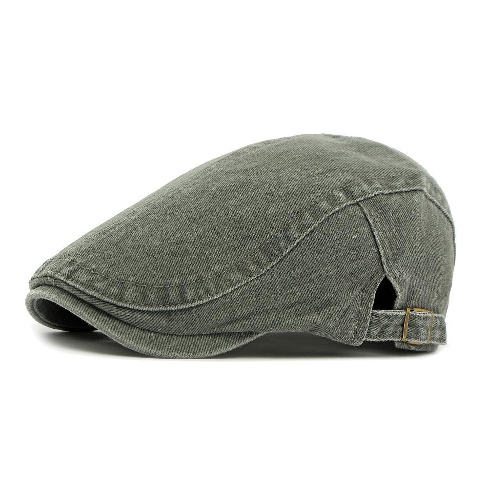 Cotton Hat Men's Forward Cap British Vintage Beret Women Peaked Cap