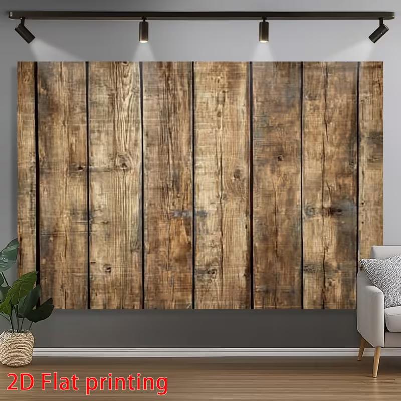 

2D Weathered Vertical Wood Panel Backdrop for Farmhouse, Rustic and Minimalist Decor 47.2x31.5inch/120*80cm