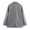 European and American French, women's clothing, urban commuter single-button soft blazer 3046263