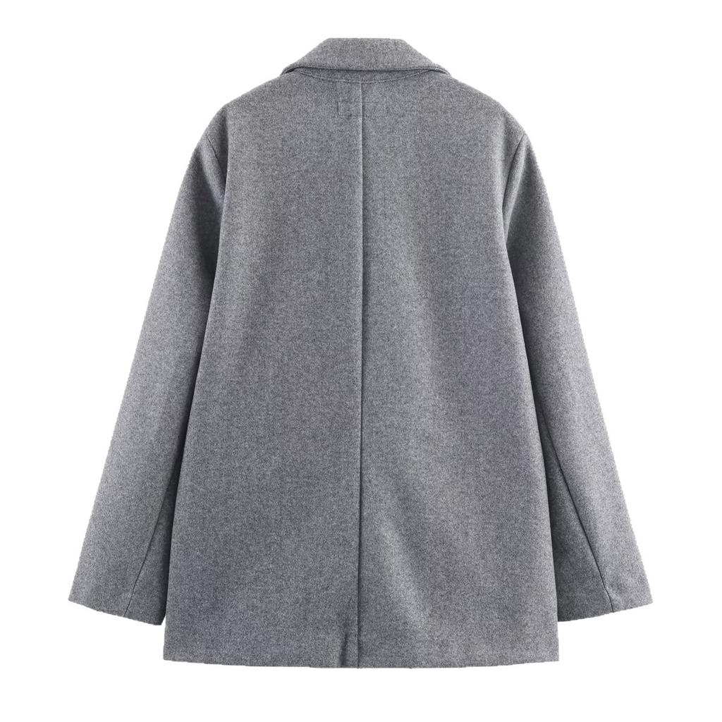 European and American French, women's clothing, urban commuter single-button soft blazer 3046263