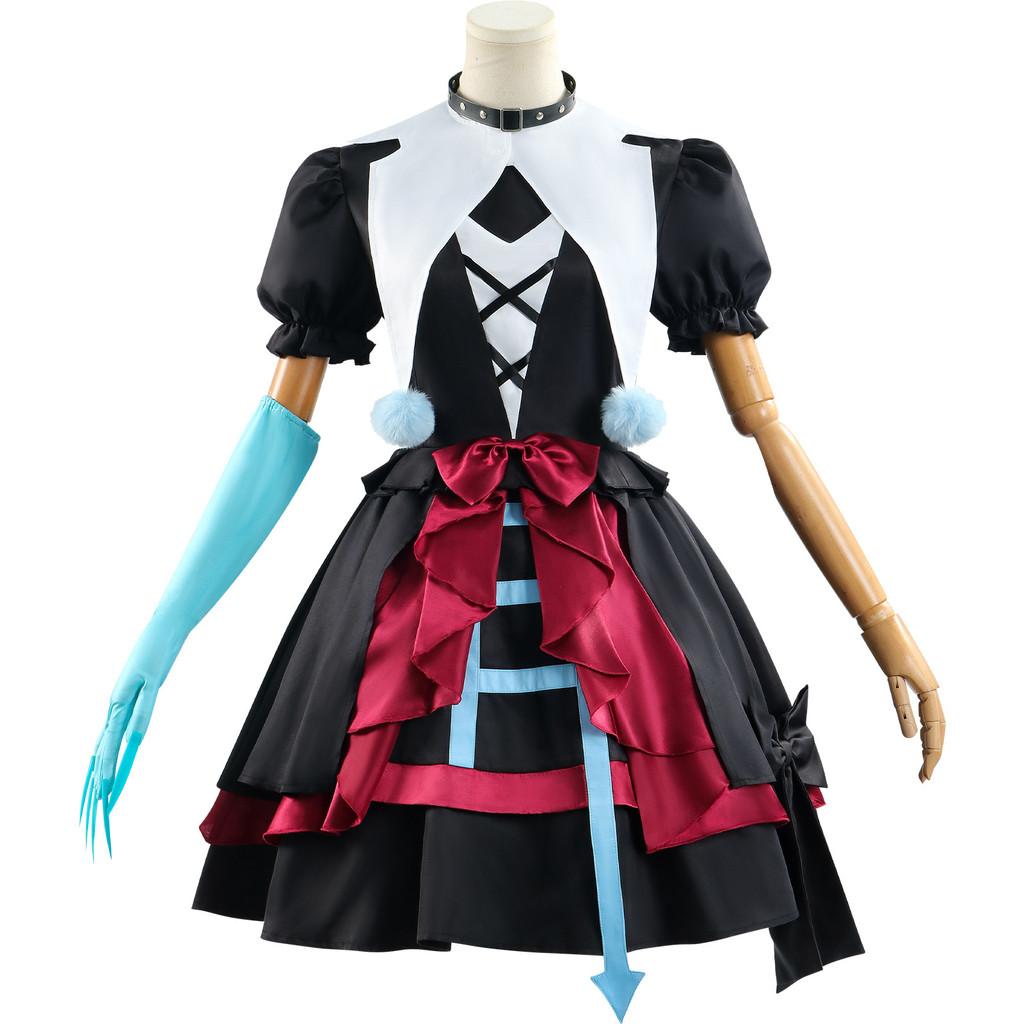 Party Eggy Mute Stella Cosplay Costume Fashion Halloween Party Dress Play Role