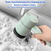 Multifunctional Electric Cleaning Brush, Household Toilet Cleaning Tool, Handheld Kitchen Cleaning Brush, Cordless Convenient Dishwashing Brush