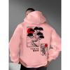 Japanese Ukiyo-e Pine Tiger Tokyo Print Hoodie Men Women Harajuku Hip Hop Gothic Oversized Sweatshirt Perfect for Commute & Loungewear
