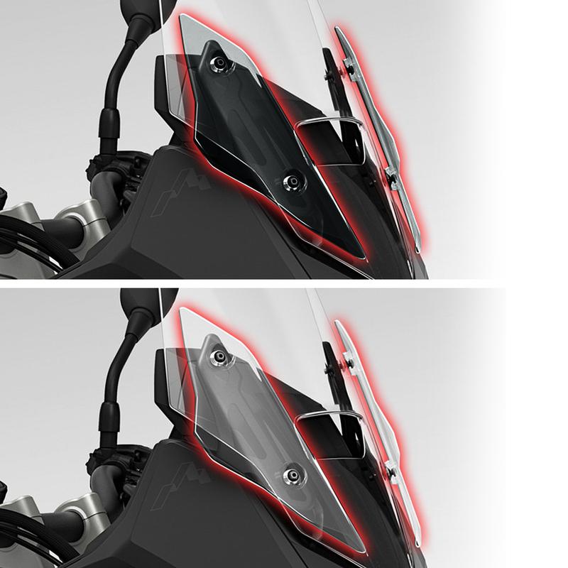 New Motorcycle Front Windshield Deflector Side Deflector Side Window Windscreen guard panel For Honda XL750 Transalp 2025 2026