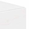 White Nightstand 42 x 32.5 x 40 cm Solid Pine Wood