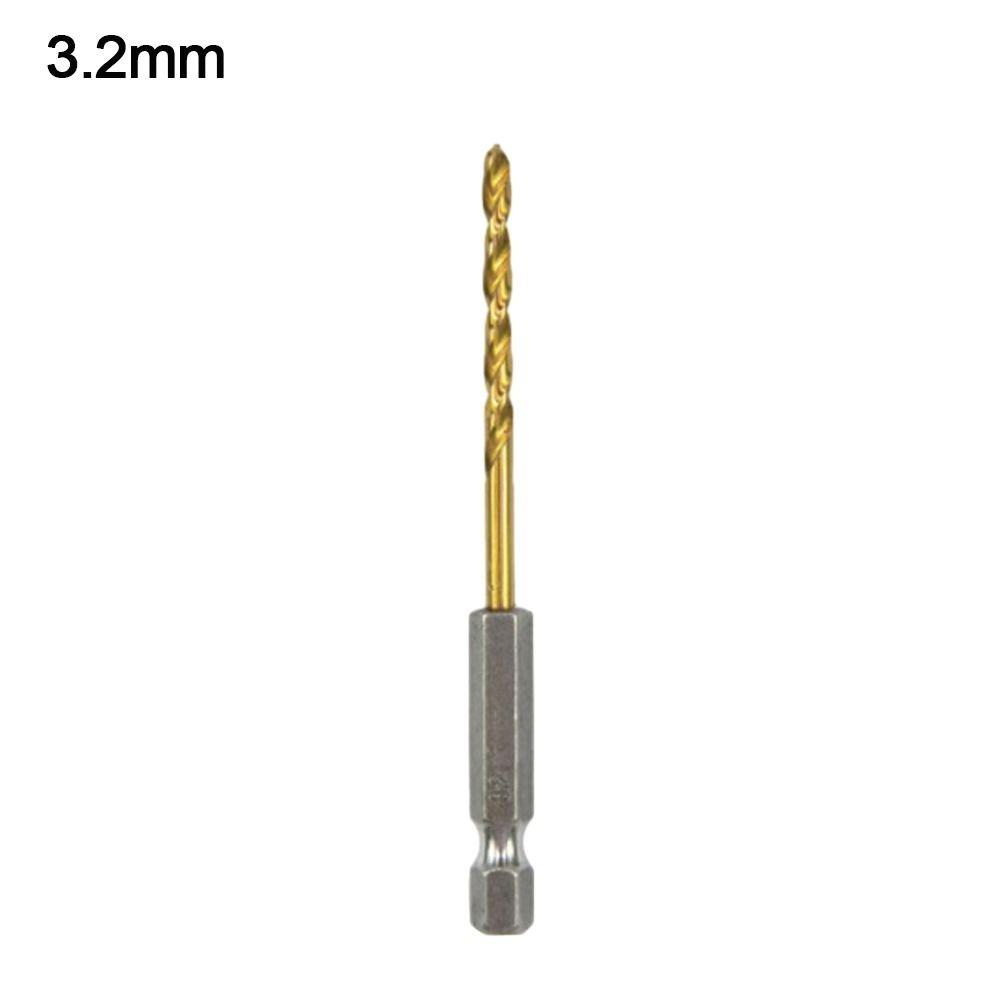 1.5-6.5mm Twist Drill Hexagonal Handle Drill Bit New Drilling Tool