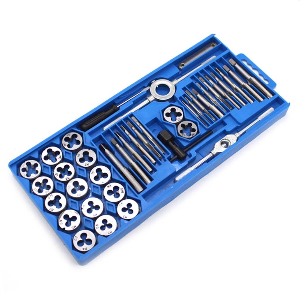 Tap Plate Thread Combination Set, Screw Tap Tapper Drill Bit Manual Wrench Bushings Tapping Tools Drilling Threaded Holes