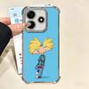 Cartoon Hey Arnold Helga Plating Phone Case For Xiaomi Redmi Note 14 15 Pro Plus 13 12 11 11S 11T 10 9S 9 5G Anti-Fall Airabag C
