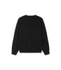 Blackbrown Round Neck Cable Knit Cardigan [Black]