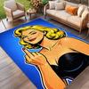 Marilyn Monroe Print Vloerkleed, Wasbaar Vloerkleed, Voor Entree Slaapzaal Wasruimte Kantoor Studeerkamer, Woondecoratie Verjaardag Kerstcadeau