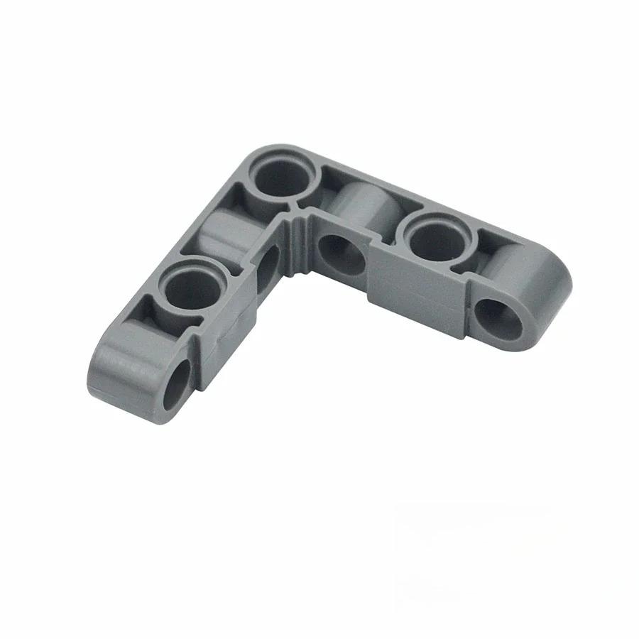 20PCS/Set DIY 4x4 Hole Beam Thick MOC Bricks Assembly Parts 4 Hole Right Angle Beam Technology Building Blocks Toys Accessories