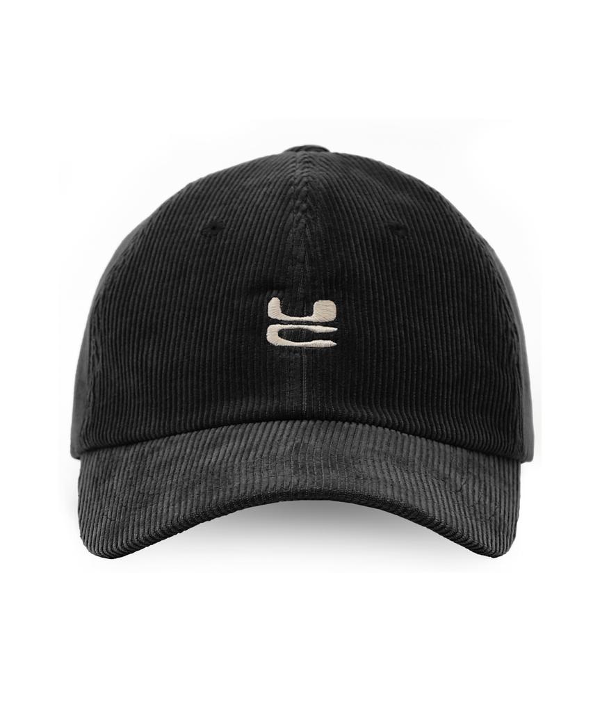 Eondeokeonteulol Autumn Winter Corduroy Basic Soft Top Logo Ball Cap Unisex Baseball Cap Uc / Classic B B / Cd / Bk