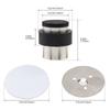 Silver Stainless Steel Floor Door Stop Cylindrical Wall Protector Heavy Duty Universal Bottom Top Mount
