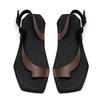 Fashion Leisure Walk Roman Flats 2025 New  Summer Men's Sandals Genuine Leather Male Casual Shoes Outdoor Men Open-toe Beach Shoes