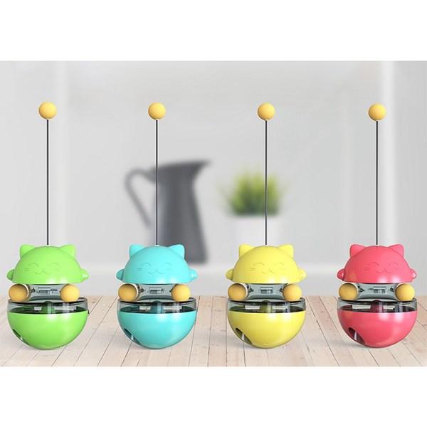 Cat Dog Nosework Snack Toy Snack Ball, 2 Pieces, Green