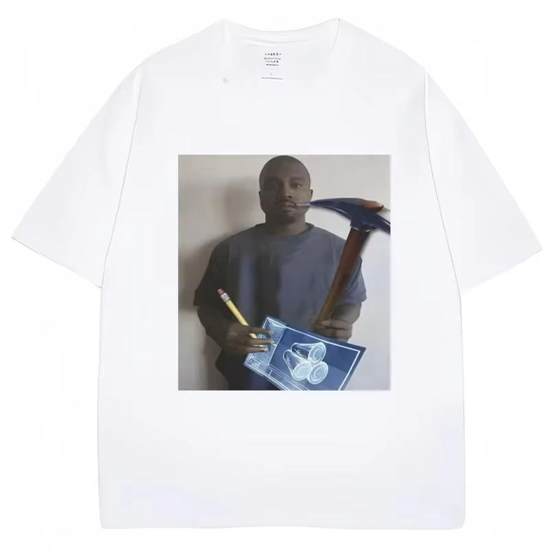 Funny Kanye West Meme Graphic T-shirt Kid's Video Game Humor T Shirt Women Summer Creativity Tees Streetwear Gifts Funny Clothes