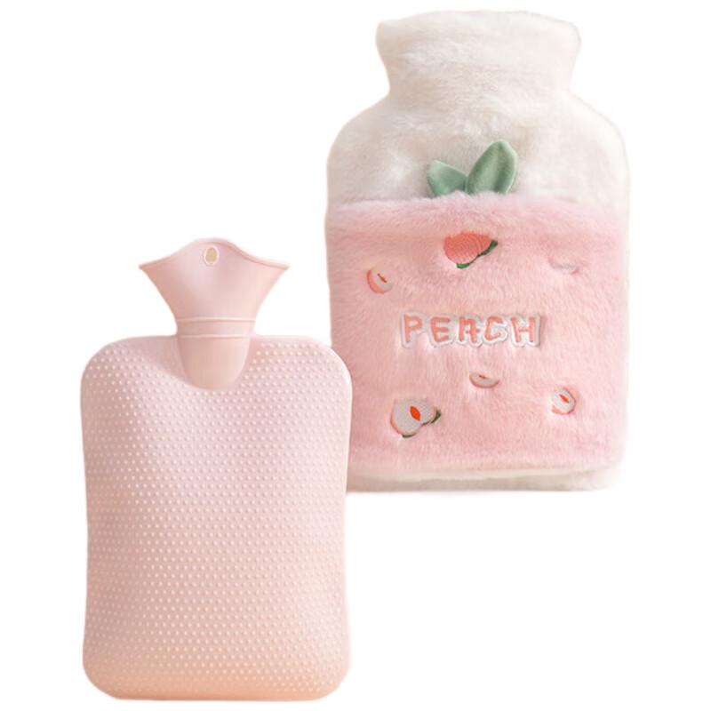 

Большая грелка с защитой от ожогов и плюшевым чехлом с прорезями для рук