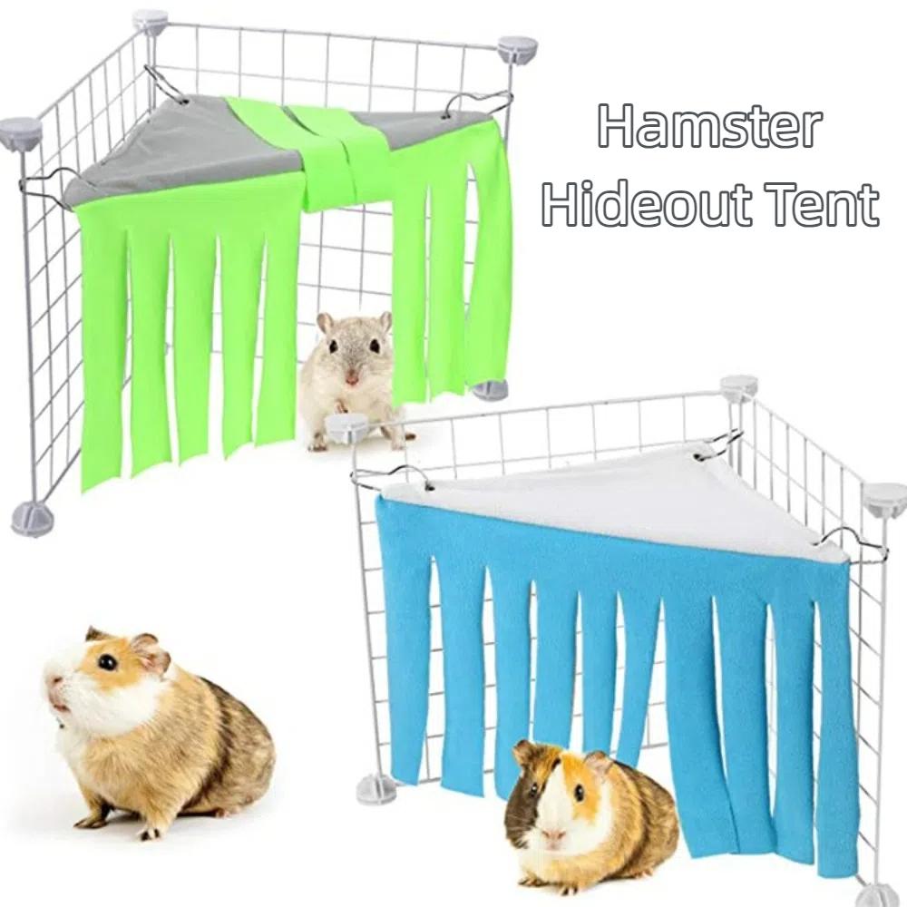Soft Hamster Hanging Bed Breathable Hideaway Toy Cozy Hamster Hideout Tent  for Guinea Pig