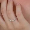 Less Is More Silver Twist Ring