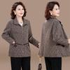 2026 New Spring Lapel Jacket for Middle-Aged & Elderly Women - Stylish Casual Top for Spring/Autumn