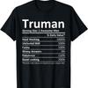 TRUMAN Nutrition Funny Birthday Personalized Name Gift Idea T-Shirt