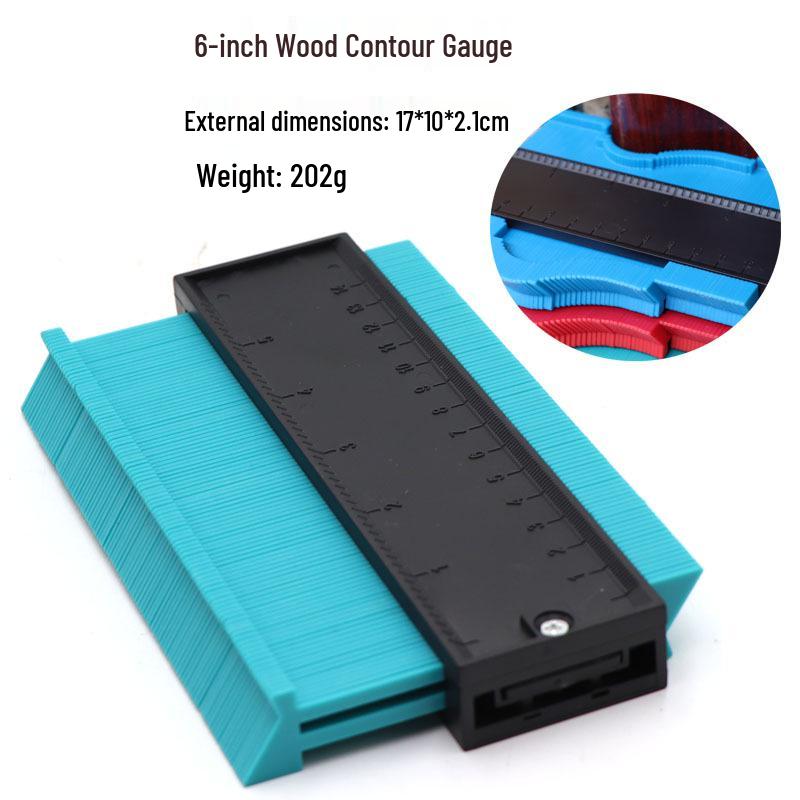 Woodworking Contour & Radius Gauge for Irregular Shapes