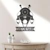 Benutzerdefinierte Roboter-Metall-Wandkunst Personalisierte Namensskulptur für Zuhause Kinderzimmerdekoration