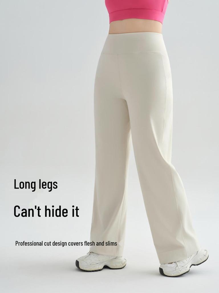 Plus Size Women's High Waist Wide Leg Yoga Pants - Slimming and Comfortable Sportswear