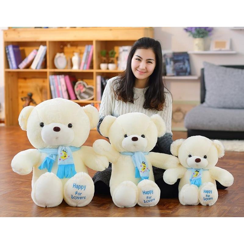 Scarf Bear Teddy Bear Doll Wedding Hug Panda Plush Doll Couple Gives Girlfriend A Gift