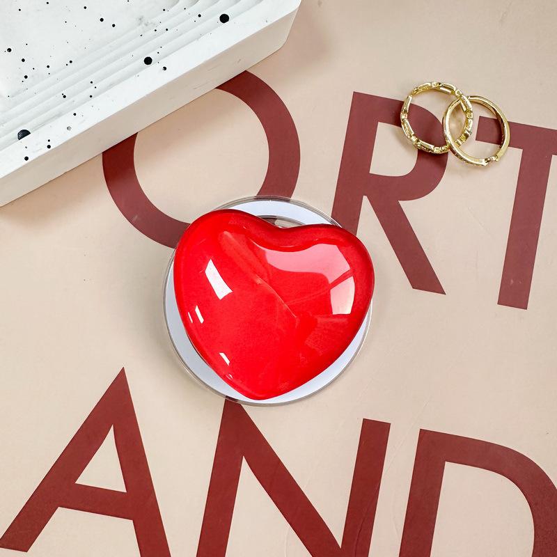 Magnetic Suction Retractable Desktop Love Glass Mobile Phone Airbag Bracket Watching Drama Style Lazy Support Frame