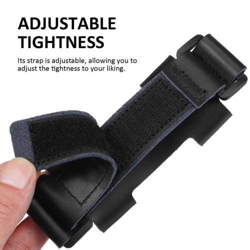 DECHOUS French Horn Protector, French Horn Hand Rest, PU Horn Protection Pad, French Horn Protector, Hand Grip, French Horn Guard, Universal Strap, Co