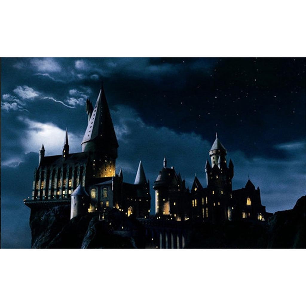 Zamek Harry'ego Pottera Magia Diamentowe Malowanie Sztuczna Mozaika Haft Krzyżykowy Łazienka 5D DIY Wzór Artystyczny Tworzenie