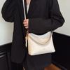 High-end, Niche Soft Leather Large Bag, Fashionable and Versatile Single-shoulder Crossbody Bag, Commuter Tote Bag
