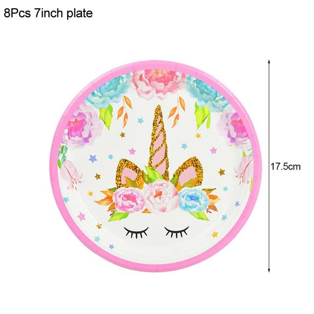 Rainbow Unicorn Balloon 32 Inch Number Foil Balloons 1st Kids Unicorn Theme Birthday Party Decorations